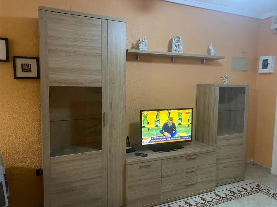 Apto Con Terraza Y 2 Dormitorios. 600 Megas Wifi. 圣波拉 外观 照片